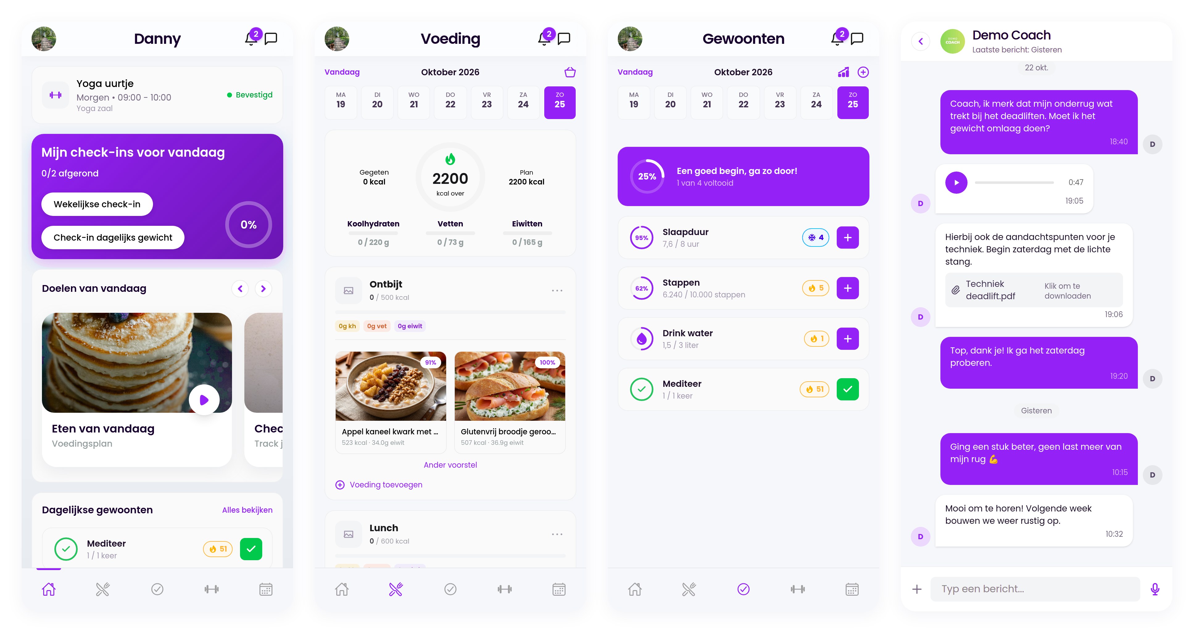 Je cliënt opent één app, niet vijf.