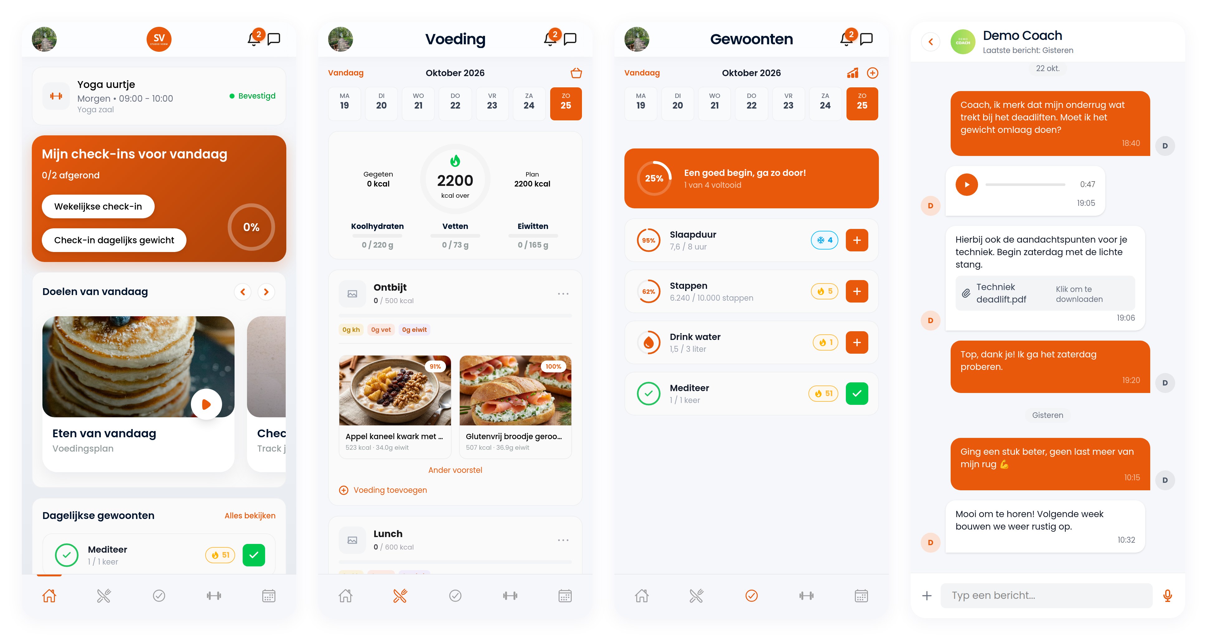 Jouw merk. Jouw eigen coaching-app.