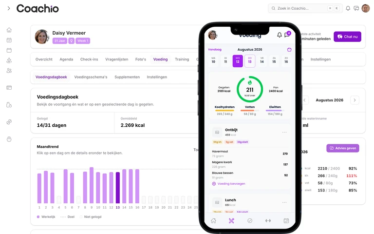 Je cliënt werkt in een eigen app
